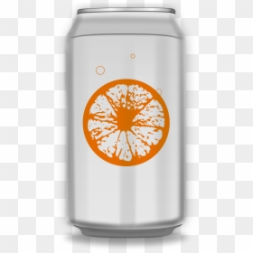 Orange Soda Can - Orange Juice Carton Clipart, HD Png Download - blank soda can png
