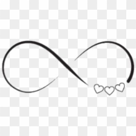#infinity #infinitylove #love #hearts #heart - Line Art, HD Png Download - infinity love png