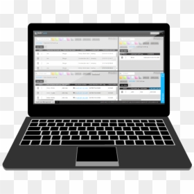 Flat Laptop Icon - Low Battery Laptop Png, Transparent Png - laptop icon png transparent