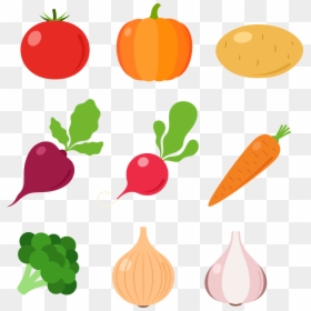 Mango Clipart Fruit Vegetable - Transparent Vegetables Illustration Png, Png Download - fruit and vegetable png
