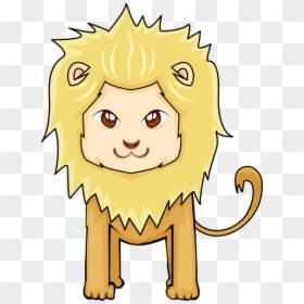 Lion Cartoon Funny - Gambar Binatang Kartun Lucu, HD Png Download - lions head png