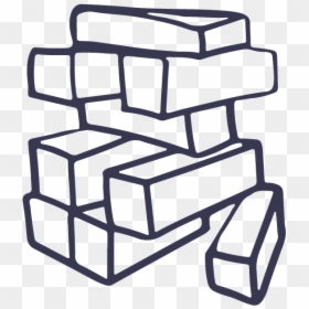 Jenga Clipart Black And White , Png Download - Transparent Jenga Clip Art, Png Download - jenga logo png