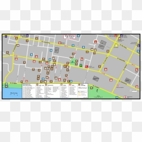 Vientiane Center - Vientiane Center Map, HD Png Download - wat png