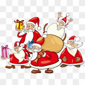 Pères Noël Png - Christmas Pictures Find Differences, Transparent Png - santa claus png images