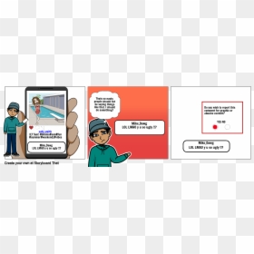 Digital Citizenship Comic Strip, HD Png Download - lmao png