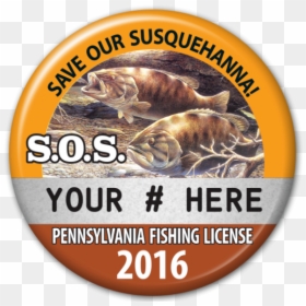 2016 S - O - S - Fishing License Button - Fondos De Pantalla Calendario 2011, HD Png Download - purchase button png