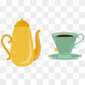 Transparent Teapot Clipart - Dibujo Tetera Taza, HD Png Download - teabag png