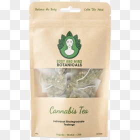 Body And Mind Botanicals Cbd Teabags - Body And Mind Cbd, HD Png Download - teabag png