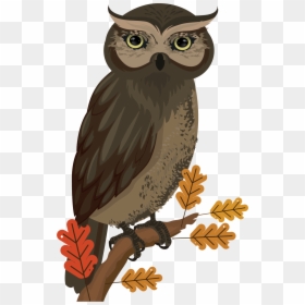 Sketsa Burung Hantu Berwarna, HD Png Download - owl png images