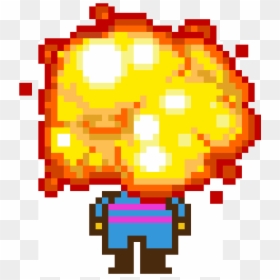 Funny Undertale Gif Animated Clipart , Png Download - Explosion Pixel Art Png, Transparent Png - funny png gif