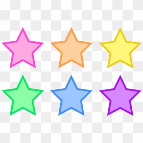 Line Of Stars Clipart 4 By Matthew - Free Printable Colored Stars, HD Png Download - starspng