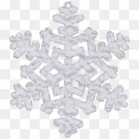 Snowflake With Glitter Png Image, Transparent Png - glitter.png