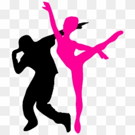 Musiktheater Jazz Dance Hip Hop Music Hip-hop Dance - Silhouette Jazz And Hip Hop Dance, HD Png Download - hip hop dance png