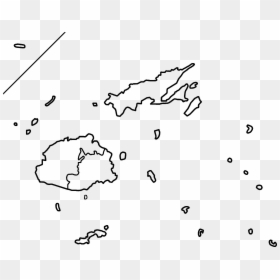 Fiji Divisions Blank - Blank Map Of Fiji, HD Png Download - blank tag png