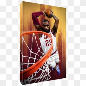 Poster, HD Png Download - lebron dunk png