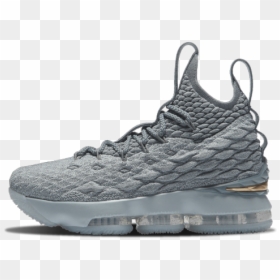 Nike Lebron 15 - Lebron 15 Wolf Grey, HD Png Download - lebron dunk png