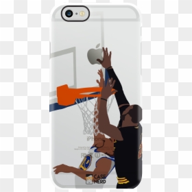 Clear Basketball Iphone Cases, HD Png Download - lebron dunk png
