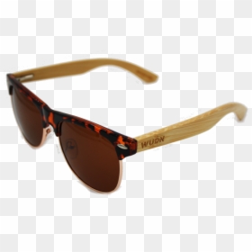 Women"s Tortoise Frame, Retroshade Bamboo Sunglasses - Sunglasses, HD Png Download - retro sunglasses png