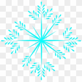 Ice Crystal - Frozen Ice Crystal Png, Transparent Png - simple snowflake png