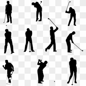 Golf Clubs Ball Free Photo - Golfer Silhouette Free, HD Png Download - golf club and ball png
