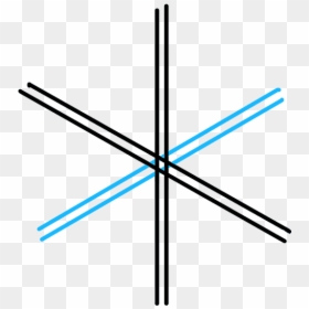 Draw A Snowflake, HD Png Download - simple snowflake png