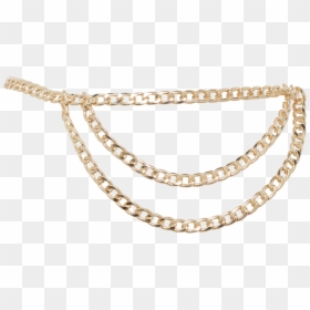 Chain Belt In Colour Gold Earth - Gold Chain With Weight, HD Png Download - chain transparent png