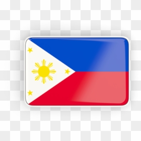 Rectangular Icon With Frame - Philippine Flag Icon Rectangle, HD Png Download - rectangular png