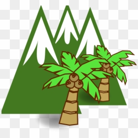 Forested Mountains Clipart, HD Png Download - mountain clip art png