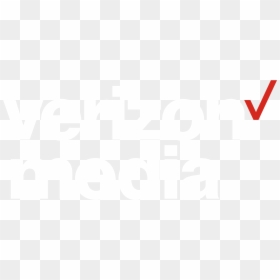 White Verizon Media Logo Png, Transparent Png - verizon png logo