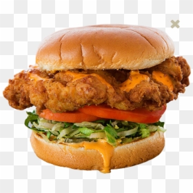 Golden Fried Chicken Sandwich Habit, HD Png Download - veg burger png