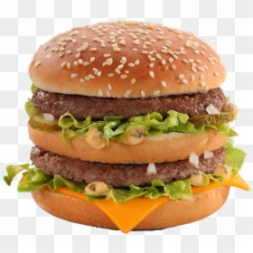 Much Grease Is In A Big Mac, HD Png Download - veg burger png