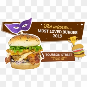 Phinley's Burger Love 2019, HD Png Download - veg burger png