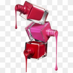 Nail Polish Bottle Drip, HD Png Download - cosmetics products png