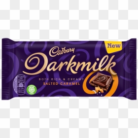 Cadbury Dark Milk Salted Caramel, HD Png Download - dairy milk png