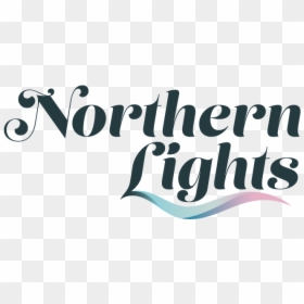 Northern Lights Calligraphy, HD Png Download - northern lights png