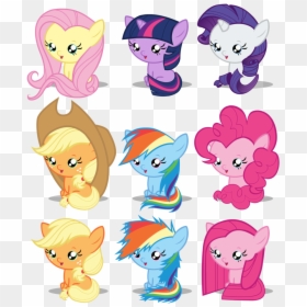 Baby My Little Pony Characters, HD Png Download - rarity png