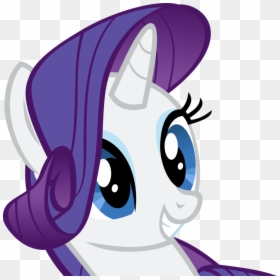 My Little Pony Rarity Face, HD Png Download - rarity png