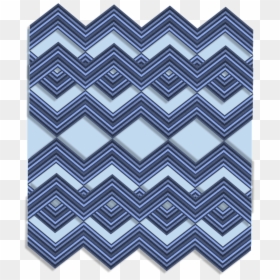 Blue Fabric Tape Texture, HD Png Download - zig zag png