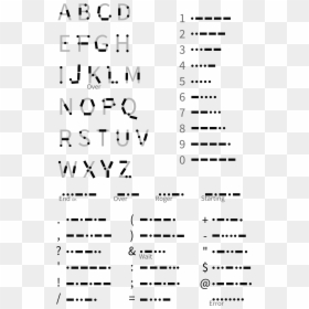 26 In Morse Code, HD Png Download - document png