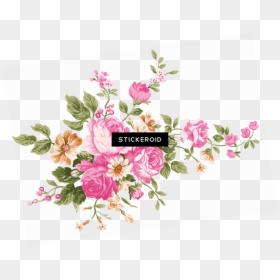 Vintage Flowers Transparent Background, HD Png Download - png flowers background images
