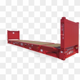 Contenedores Flat Rack, HD Png Download - container truck png
