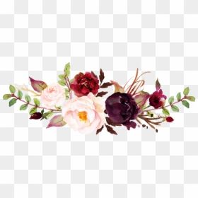 Watercolor Flowers High Resolution, HD Png Download - png flowers background images