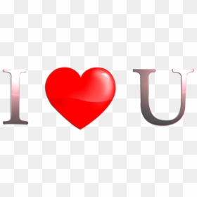 Love You Heart Png, Transparent Png - heart png