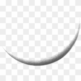 White Crescent Moon Png, Transparent Png - moon png