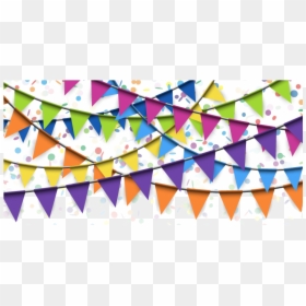 Confetti Banner Png, Transparent Png - confetti png