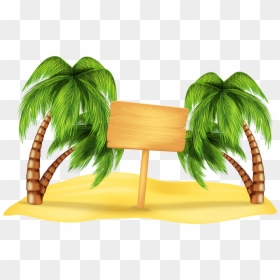 Beach Palm Trees Png, Transparent Png - palm tree png