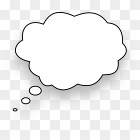 Thought Bubble With No Background, HD Png Download - speech bubble png