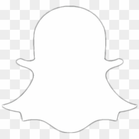 Snapchat Logo Black, HD Png Download - snapchat logo png
