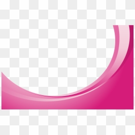Pink Curve Border Png, Transparent Png - border png