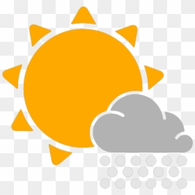 Sunny Weather Icon Png, Transparent Png - snow png